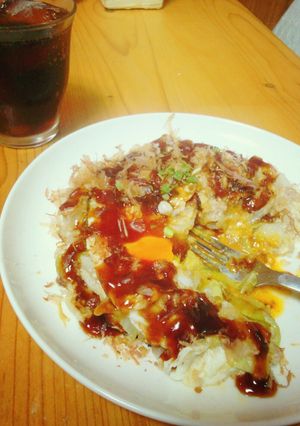 超ヘルシー♪豆腐入りお好み焼き-レシピのメイン写真