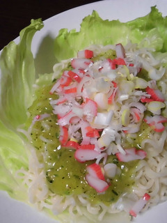 夏のぶっかけ塩ラーメンサラダ風-レシピのメイン写真