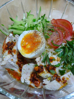 夏のピリ辛冷やしぶっかけラーメン-レシピのメイン写真