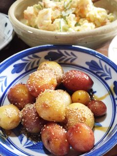 小さな新じゃがはこれ!揚げじゃがの甘辛煮-レシピのメイン写真