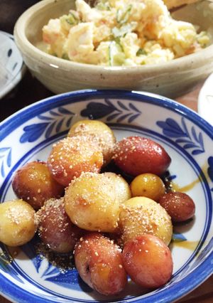 小さな新じゃがはこれ！揚げじゃがの甘辛煮-レシピのメイン写真