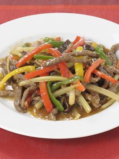 カラフル野菜と牛肉のオイスターソース炒め-レシピのメイン写真