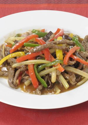 カラフル野菜と牛肉のオイスターソース炒め-レシピのメイン写真