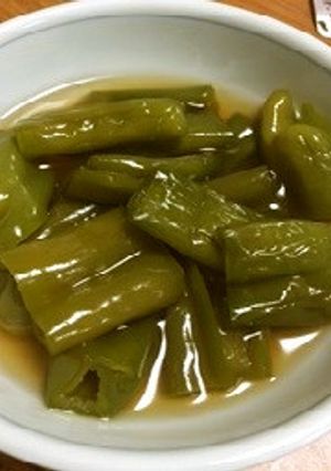 大豆アレルギー対応　ピーマンお浸し-レシピのメイン写真