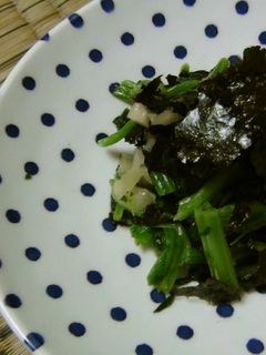 冷凍ほうれん草の「海苔サラダ」-レシピのメイン写真