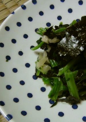 冷凍ほうれん草の「海苔サラダ」-レシピのメイン写真