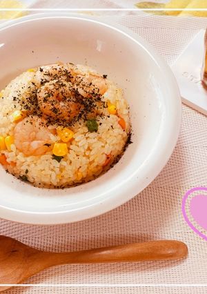 ズボラで簡単！混ぜるだけ！エビピラフ★-レシピのメイン写真