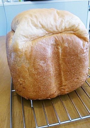 はちみつ入り塩なしHBシンプル食パン-レシピのメイン写真