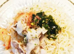 冷やしぶっかけ塩ラーメン青しそ仕上げ-レシピのメイン写真