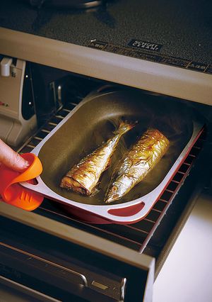 片づけ楽々♪さんまの塩焼き-レシピのメイン写真