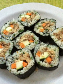 鯖のオイル漬けで巻寿司-レシピのメイン写真