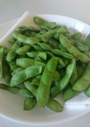 レンジで4分で完成！茹で枝豆♪-レシピのメイン写真
