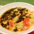 和風かに玉風のにらあんかけ♪