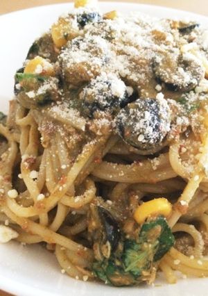 赤ピーマンとバジルの冷製パスタ-レシピのメイン写真