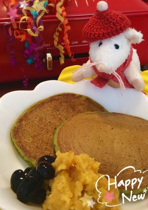 ♧豆腐deもっちり＊抹茶のパンケーキ-レシピのメイン写真