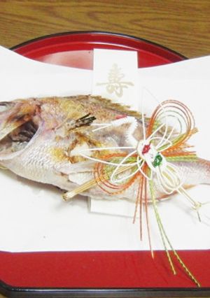 ♡お食い初めにお祝い用鯛♡-レシピのメイン写真