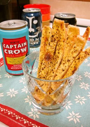 胡椒たっぷり油揚げのかりかりスティック♪-レシピのメイン写真