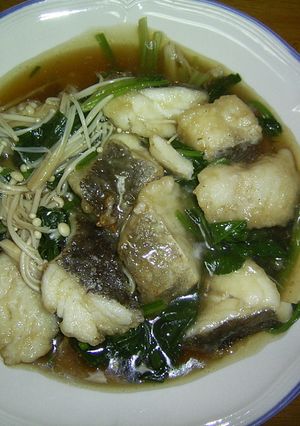 たらとほうれん草のとろみ煮-レシピのメイン写真