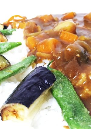 市販のルーで本格夏野菜カレー！-レシピのメイン写真