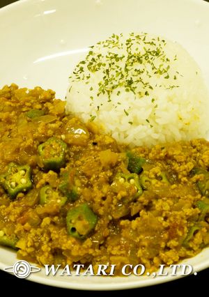 本格的でも簡単!キーマカレー◇オクラ-レシピのメイン写真