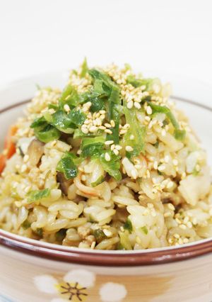 レンジで簡単♪甘辛混ぜごはん-レシピのメイン写真