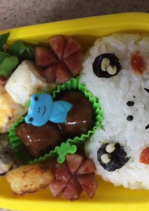 キャラ弁　かえる-レシピのメイン写真