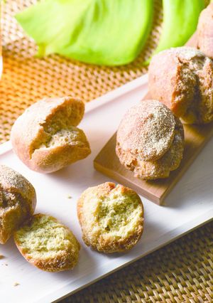 カレー風味のサーターアンダギー-レシピのメイン写真