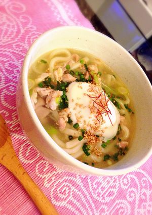簡単さっぱり美味しい☆鷄ねぎ塩うどん-レシピのメイン写真
