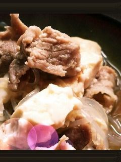 簡単 ❣ 基本の肉豆腐-レシピのメイン写真