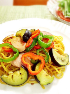 暑い夏限定!夏野菜de彩焼きそば-レシピのメイン写真