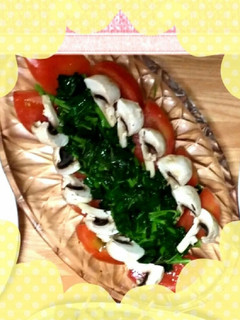 3色(赤・白・緑)野菜の お浸し~っ♪-レシピのメイン写真