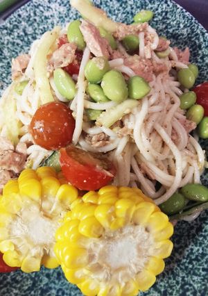 冷製トマトとツナパスタ◆わふー-レシピのメイン写真
