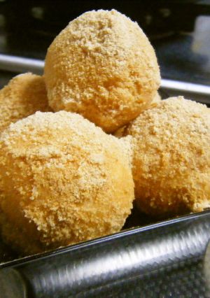 お豆腐ドーナツ～きな粉がけ♡-レシピのメイン写真