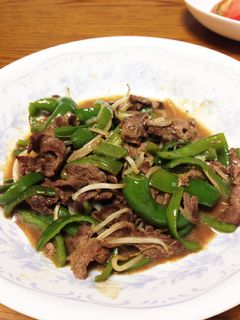 牛肉とピーマンのオイスター炒め-レシピのメイン写真