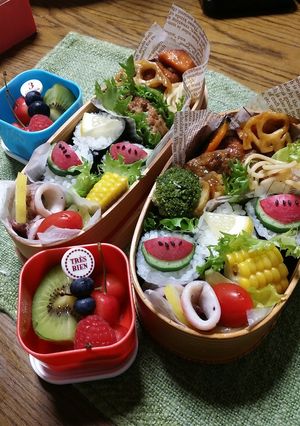 夏のお弁当-レシピのメイン写真