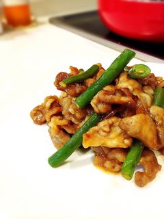 豚こま肉といんげん豆のスタミナ炒め★-レシピのメイン写真