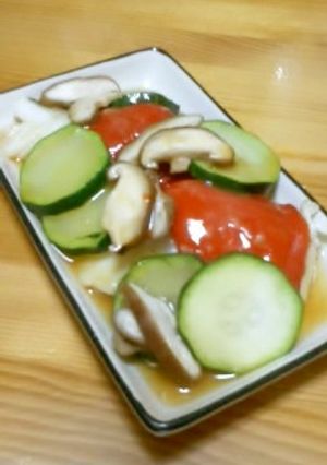 白身魚のパプリカ蒸し彩りあんかけ-レシピのメイン写真