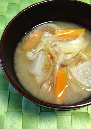 みょうがと大根の味噌汁-レシピのメイン写真