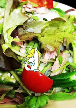 鰹のなまり節の〜エスニックサラダ-レシピのメイン写真