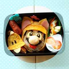 รูปของ ネコマリオ キャラ弁