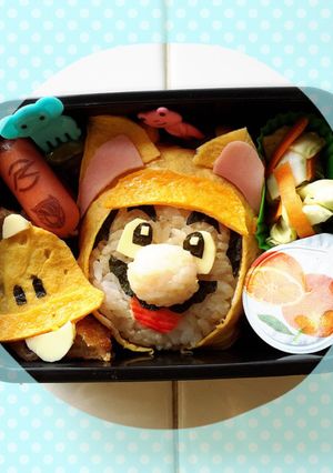 ネコマリオ キャラ弁-レシピのメイン写真
