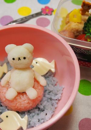 海水浴のくまさん弁当-レシピのメイン写真