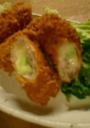 ブロッコリーの茎＆チーズの豚肉巻きフライ-レシピのメイン写真