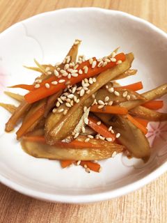 ごぼうとにんじんのキンピラ-レシピのメイン写真