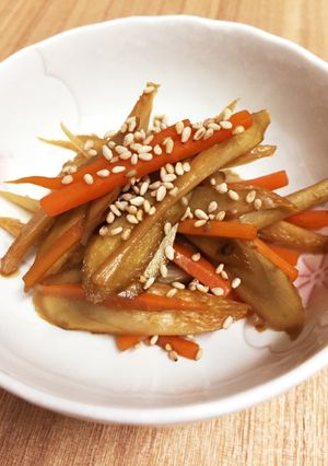 ごぼうとにんじんのキンピラ-レシピのメイン写真