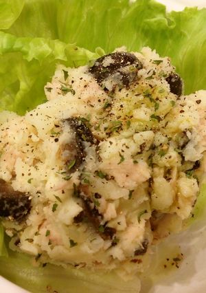 黒オリーブとツナの大人のポテトサラダ-レシピのメイン写真