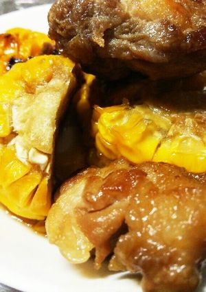豚こま肉ととうもろこしの角煮風-レシピのメイン写真