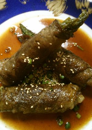 簡単！　お弁当にも　アスパラの　肉巻き！-レシピのメイン写真