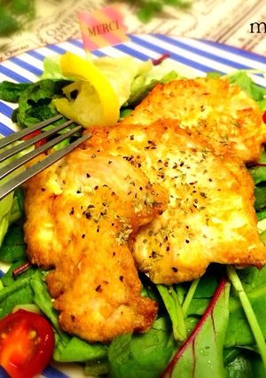 ワンボウルで!ヘルシー鶏胸肉のピカタ-レシピのメイン写真