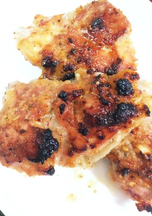 チキンのオニオンピューレ焼き。-レシピのメイン写真
